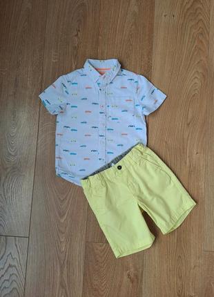 Летний набор для мальчика/летние шорты/рубашка с коротким рукавом для мальчика