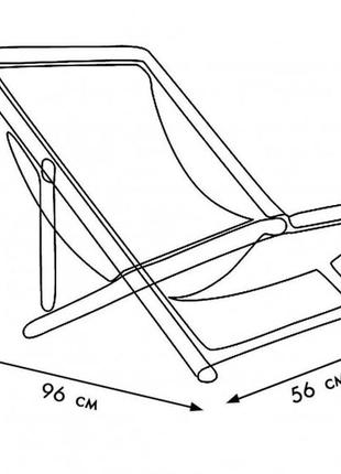Шезлонг складной для пляжа и бассейна печная плитка2 фото
