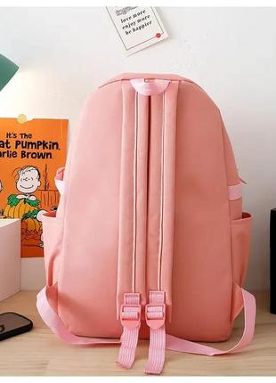 Стильный набор 5в1 jingpin для подростка. рюкзак, сумка, мини сумка, пенал, мешочек.5 фото