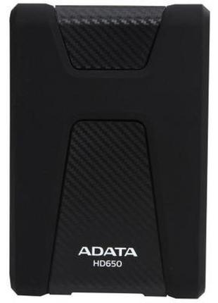 Внешний жесткий диск 2.5" 1tb adata (ahd650-1tu31-cbk)