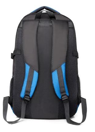 Мужской рюкзак водонепроницаемый brand rong туристический черный на 38 литров8 фото