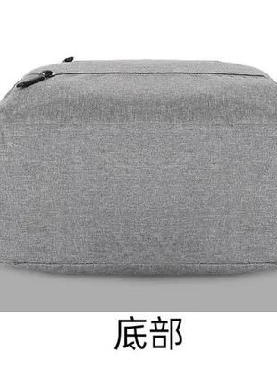 Чоловічий рюкзак міський щільний місткий молодіжний для ноутбука 3в1 usb порт jingpin чорний7 фото