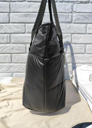 Стеганая женская сумка philipp plein. удобная и вместительная женская сумка.4 фото