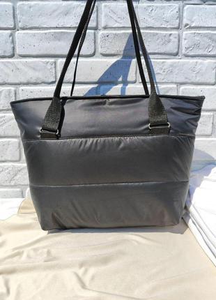 Стеганая женская сумка philipp plein. удобная и вместительная женская сумка.3 фото