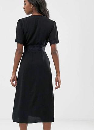 Распродажа платье fashion union миди asos с кружевной отделкой4 фото