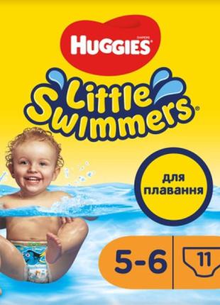 Підгузки huggies little swimmer 5-6 (12-18 кг) 11 шт (5029053538426)