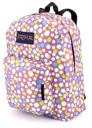 Фирменный женский рюкзак jansport. стильный городской рюкзак. удобный, повседневный рюкзак.2 фото