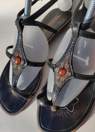 Босоніжки сандалі бразилія в стилі етно бохо хіппі фолк grendene5 фото