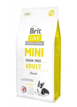 Сухой корм для собак brit care gf mini adult lamb 7 кг (8595602520121)