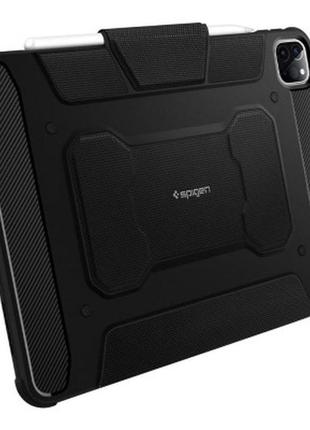 Чехол для планшета spigen apple ipad pro 11"(2022/2021/2020/2018) rugged armor pro, black (acs01024)2 фото