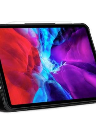 Чехол для планшета spigen apple ipad pro 11"(2022/2021/2020/2018) rugged armor pro, black (acs01024)4 фото