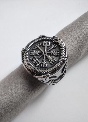 (7) 17 мм новий перстень кільце печатка вегвізир рунічний компас нержавіюча сталь1 фото