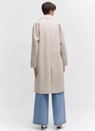 Пальто осеннее длинное женское mango picarol2 фото