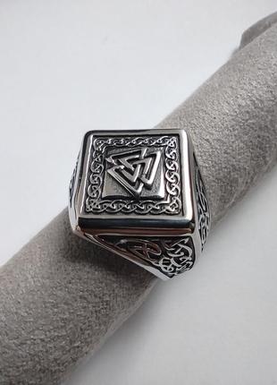 (11) 21 мм новое кольцо печать валькнут мифология нержавеющая сталь