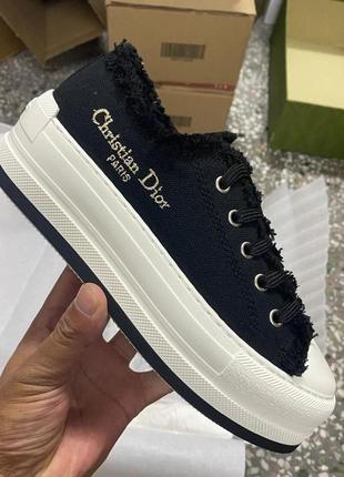Кеди з бахрамою у стилі dior