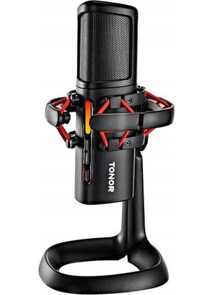 Микрофон конденсаторный компьютерный игровой микрофон, tonor orca 001