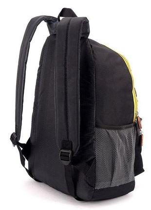 Женский плотный рюкзак городской cooper для девушки черный нейлоновый непромокаемый текстильный повседневный5 фото