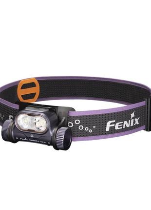 Fenix ​​hm65r-t v2.0 налобный аккумуляторный фонарь фиолетовый4 фото