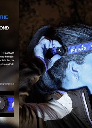 Fenix ​​hm65r-t v2.0 налобный аккумуляторный фонарь фиолетовый6 фото