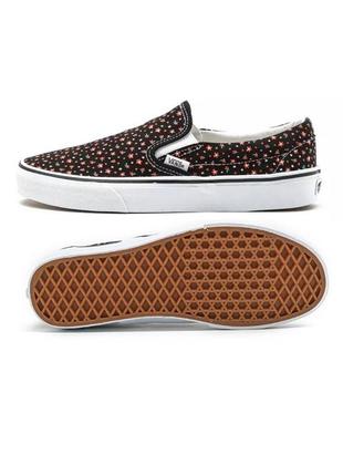 Кеди чоловічі vans classic slip-on 46 (30 см) ditsy floral black/multi (vn000bvzbou1-46)1 фото