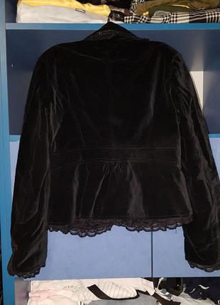 Велюровый пиджак бархатный готический неформальный барокко2 фото