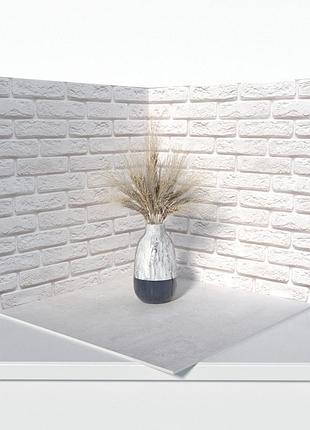 Пластиковый угловой 3d фотофон, polyplast 40x40x40см - №61024