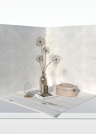 Пластиковый угловой 3d фотофон, polyplast 40x40x40см - №61019