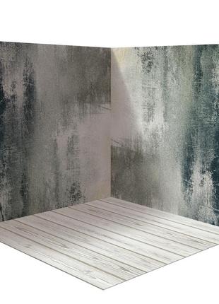 Вініловий кутовий фотофон 100х100см, frontlit 450 г/м2 №58085