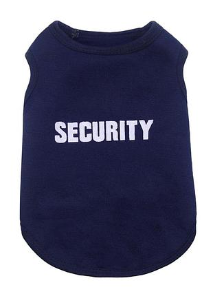 Майка для котов и кошек pet style "security" черная s