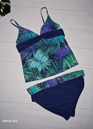 Купальник  танкіні тропік р.48-52