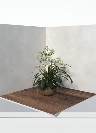 Пластиковый угловой 3d фотофон, polyplast 40x40x40см - №61008