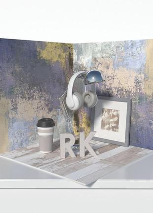 Пластиковый угловой 3d фотофон, polyplast 40x40x40см - №61039