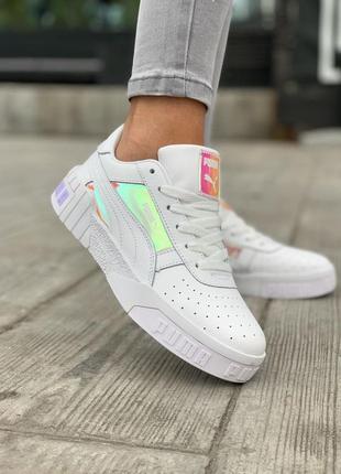 Puma cali sport white🆕 шикарные женские кроссовки 🆕купить наложенный платёж10 фото