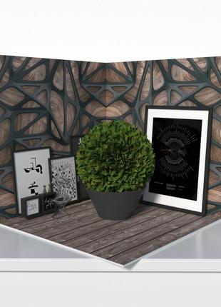 Пластиковый угловой 3d фотофон, polyplast 40x40x40см - №61034