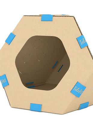 Модульний будиночок для котів телепет (440х440х370мм)