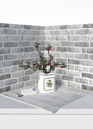 Пластиковый угловой 3d фотофон, polyplast 40x40x40см - №61011