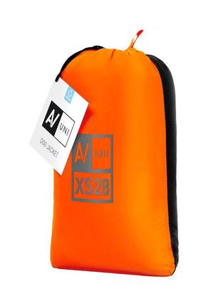 Куртка двостороння airyvest uni, розмір xs 28, помаранчево-чорна2 фото