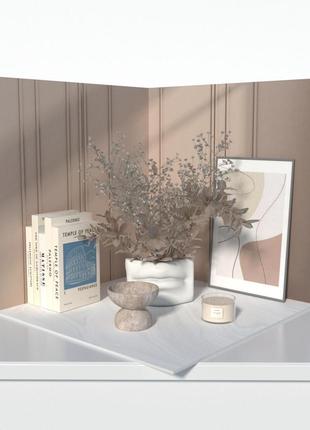 Пластиковый угловой 3d фотофон, polyplast 40x40x40см - №61030