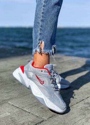 Nike m2k tekno grey/reg 🆕шикарні кросівки найк 🆕купити накладений платіж2 фото