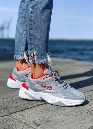 Nike m2k tekno grey/reg 🆕шикарні кросівки найк 🆕купити накладений платіж9 фото