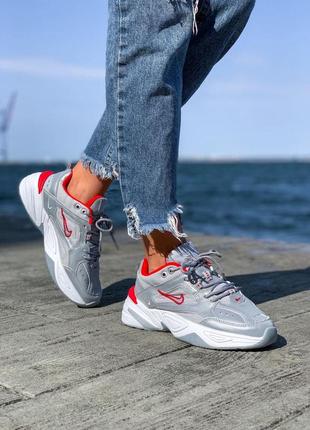 Nike m2k tekno grey/reg 🆕шикарні кросівки найк 🆕купити накладений платіж3 фото