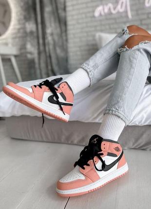 Nike jordan 1 retro 🍏 женские кроссовки найк