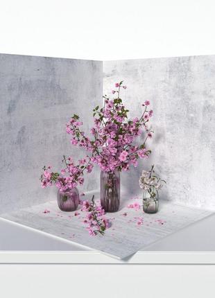 Пластиковый угловой 3d фотофон, polyplast 40x40x40см - №61005