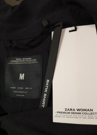 Zara woman р.m 100% вискоза блуза рубашка6 фото
