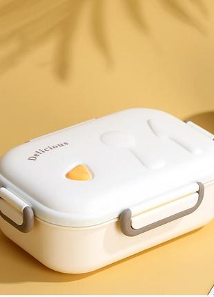 Стильный одноуровневый ланч-бокс trevor, 1040мл