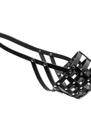 Намордник м'який "collar" №5 (кавказька вівчарка, московська сторожова, ньюфаундленд) чорний