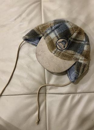 Тёплая шапка с козырьком paddington
