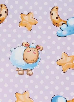 Бумага упаковочная "овечка" 0.7*1м, плотность 80 г/м² (упаковка 10 листов)