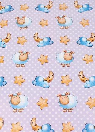 Бумага упаковочная "овечка" 0.7*1м, плотность 80 г/м² (упаковка 10 листов)