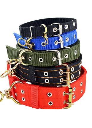 Капроновый ошейник для котов и кошек pet style "kareline" красный 55 см